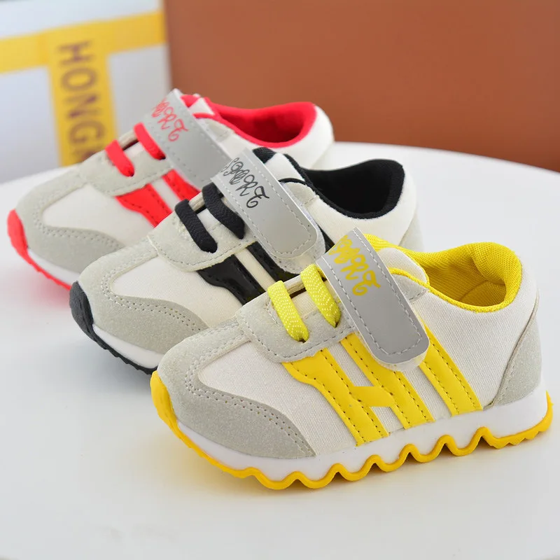

2017 New Spring Children Footwear Baby Toddler Canvas Shoes Girls/ Boys Sport Shoe Antislip Soft Bottom Kids Sneakers