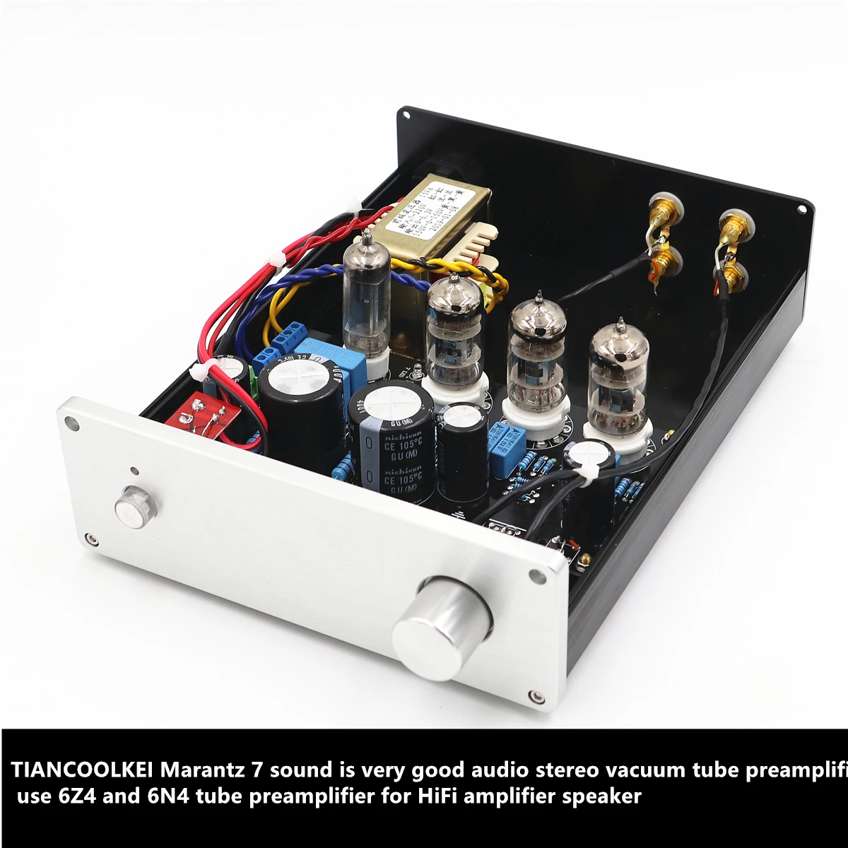 TIANCOOLKEI Marantz 7 звук очень хороший аудио стерео 6Z4 и 6N4 вакуумный ламповый предусилитель для HiFi аудио усилитель динамик