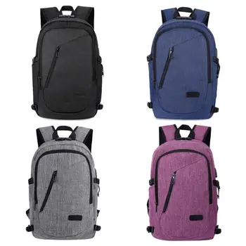 

Oxford Cloth Outdoor Travel Backpacks Anti-theft USB Charging School Bags Men Business Laptop Knapsack Casual Rucksack