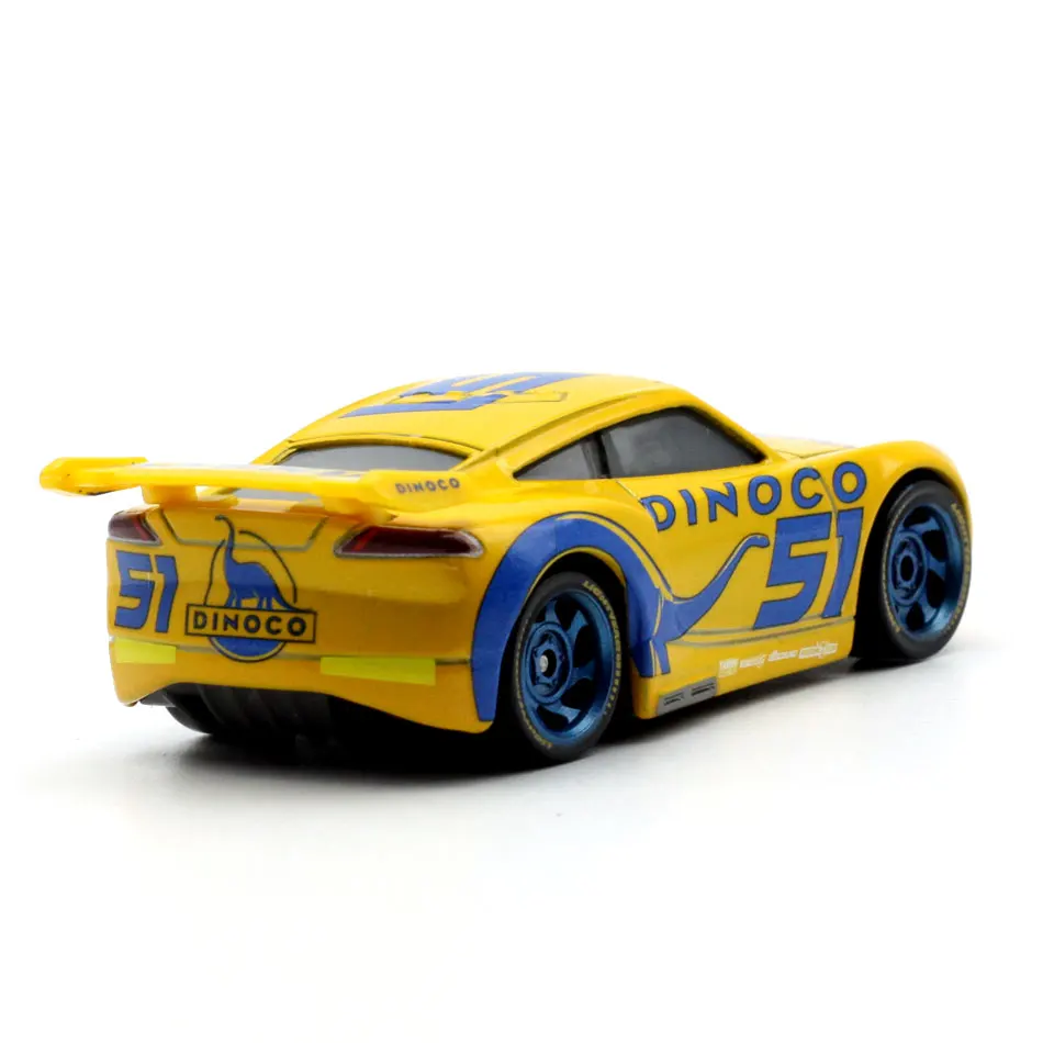 Disney Pixar Cars 3 Lightning McQueen Jackson Storm Dinoco Cruz Ramirez 1:55 литье под давлением металлические игрушки модель автомобиля подарок на день рождения для детей