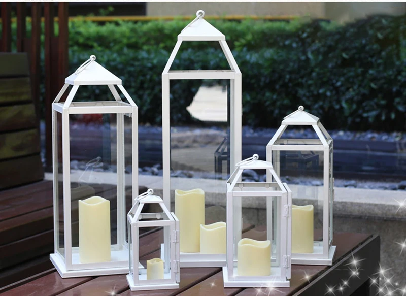 Wall Candle Holders Decoration Maison Christmas Candlestick Moroccan Décor Centre De Table Mariage Lantern Candle Crystal Candle (11)