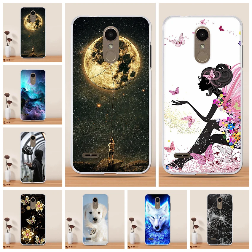 

Soft TPU Painting Cover For LG K8 2018 Case Silicone Phone Case For LG K8 2018 Back Cover For LG K9 Case Cover bumper houseing