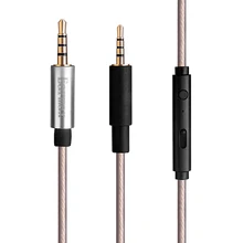 Audio Cable With Mic Remote For JBL Synchros Chrome Edition EVEREST 300 700 On ear Elite Duet BT NC Over ear Headphones