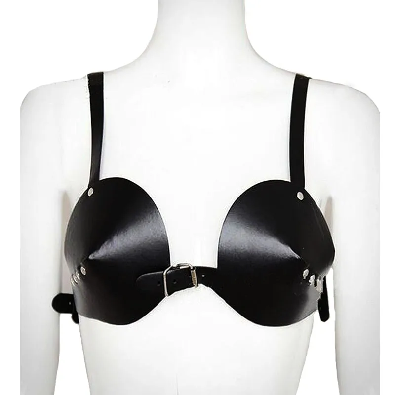 

Street Style Harajuku Handmade Fashion Real Leather Harness Craft black Wide Belt Body Bondage Waist Belt Straps