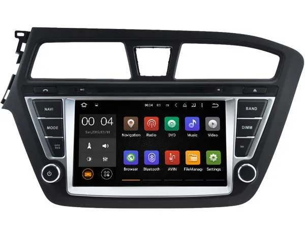 Sale Android 9.0 CAR Audio DVD player FOR HYUNDAI I20 2015 (Left) gps car Multimedia head device receiver support DVR WIFI DAB OBD 2