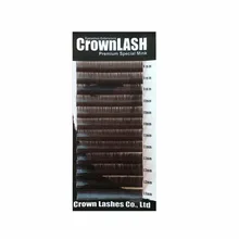 CrownLASH шоколадно-коричневый BCD 0,10 8-13 мм Смешанная Размер лоток в японском стиле наращивания ресниц CrownLASH шоколадно-коричневый BCD 0,10 8-13 мм Смешанная Размер лоток в японском стиле наращивания ресниц