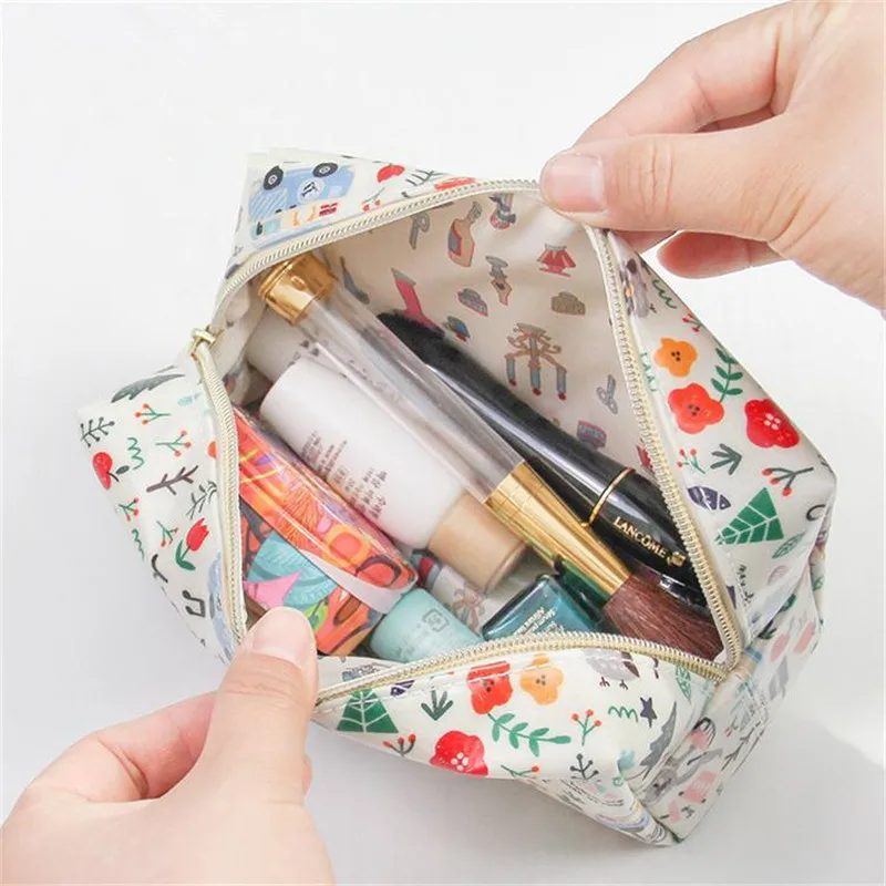 1 шт. косметичка с рисунком из мультфильма рыбка утка узор женская ...