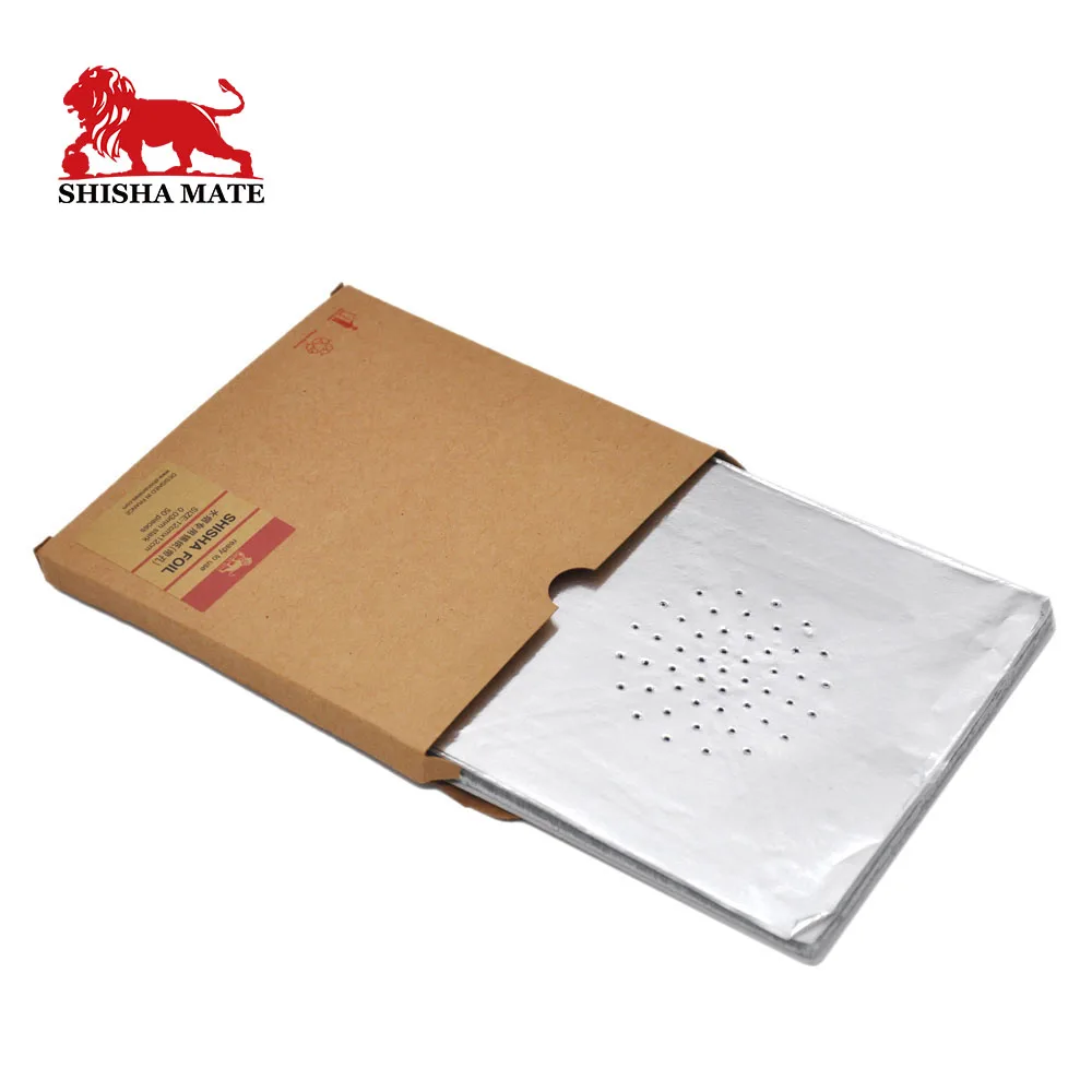 

50pcs/pack 0.03MM Aluminum Perforated Foil Paper for Hookah Shisha Nargila Bowl