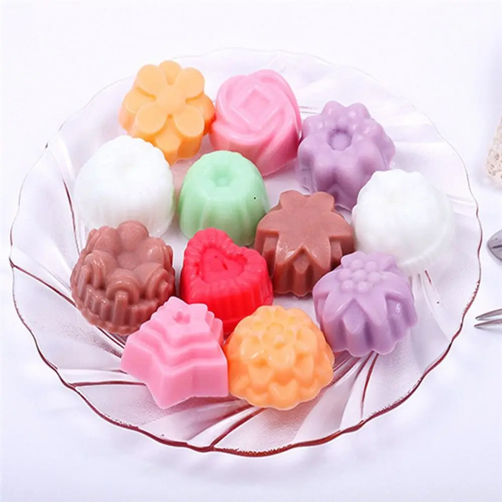 

12 Grid Silicone 3D Chocolate Soap Mold Cake Candy Jelly Flower Baking Mould Baking Pan Tray Molds