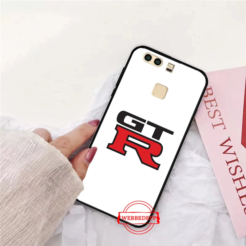 Силиконовый чехол для NISSAN GTR Huawei P8 Lite 2015 2017 P9 2016 Mimi P10 P20 Pro P Smart 2019 P30|Бамперы| |