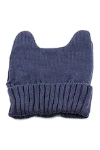 Women s Warm Winter Cat Ear Shape Knitted Hat Claret