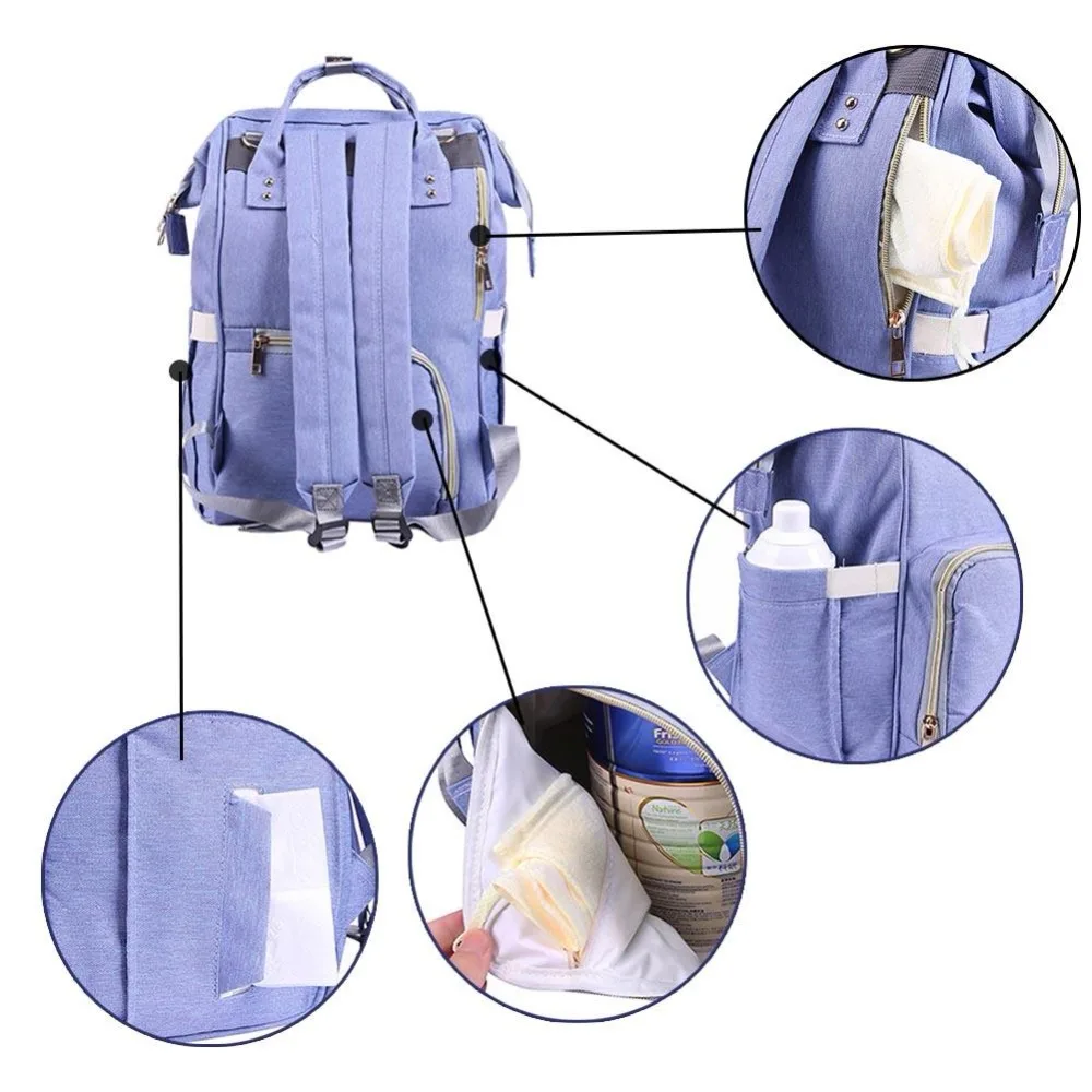 Oxford impermeable mochila para mamá bebé pañal de bolsas de viaje mochila de gran capacidad bebé bolsas Mochilas mamá Mochilas Oxford impermeable mochila para mamá bebé pañal de bolsas de viaje mochila de gran capacidad bebé bolsas Mochilas mamá Mochilas