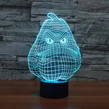 3D новинка света лампада дыни Форма Настольный светильник 3D bulbing Light Touch Лава настольную лампу USB Lampara Детские спальные декоративные