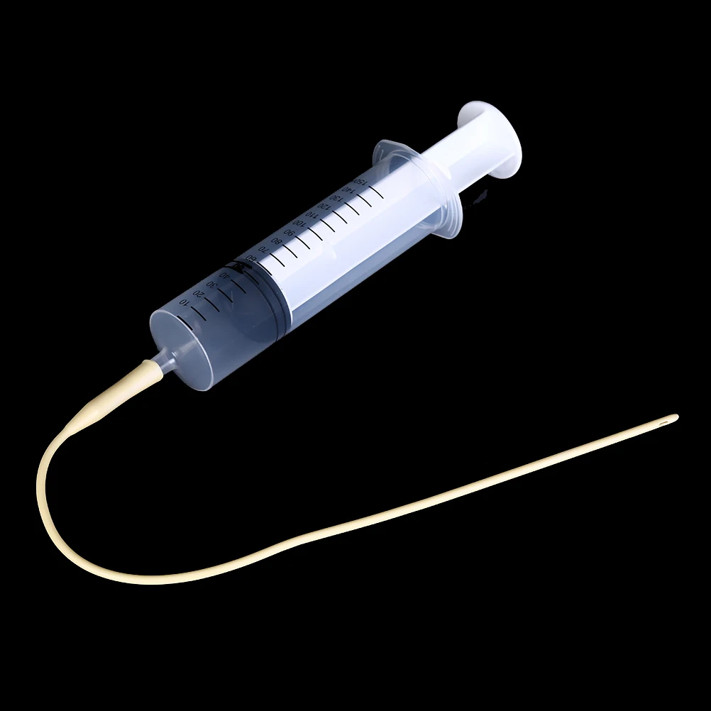 

150ml Silicone Catheter Urethra Syringe With 40cm Catheter, Plug Urinary Dilators Stretcher Sounding Male Bidets & Bidet Parts