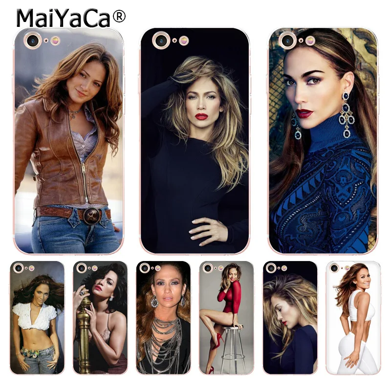 

MaiYaCa Jennifer Lopez USA POP Star Sexy Colorful Phone Accessories Case for iPhone 8 7 6 6S Plus X 5 5S SE 11pro case Cover