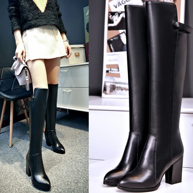 botas caña alta