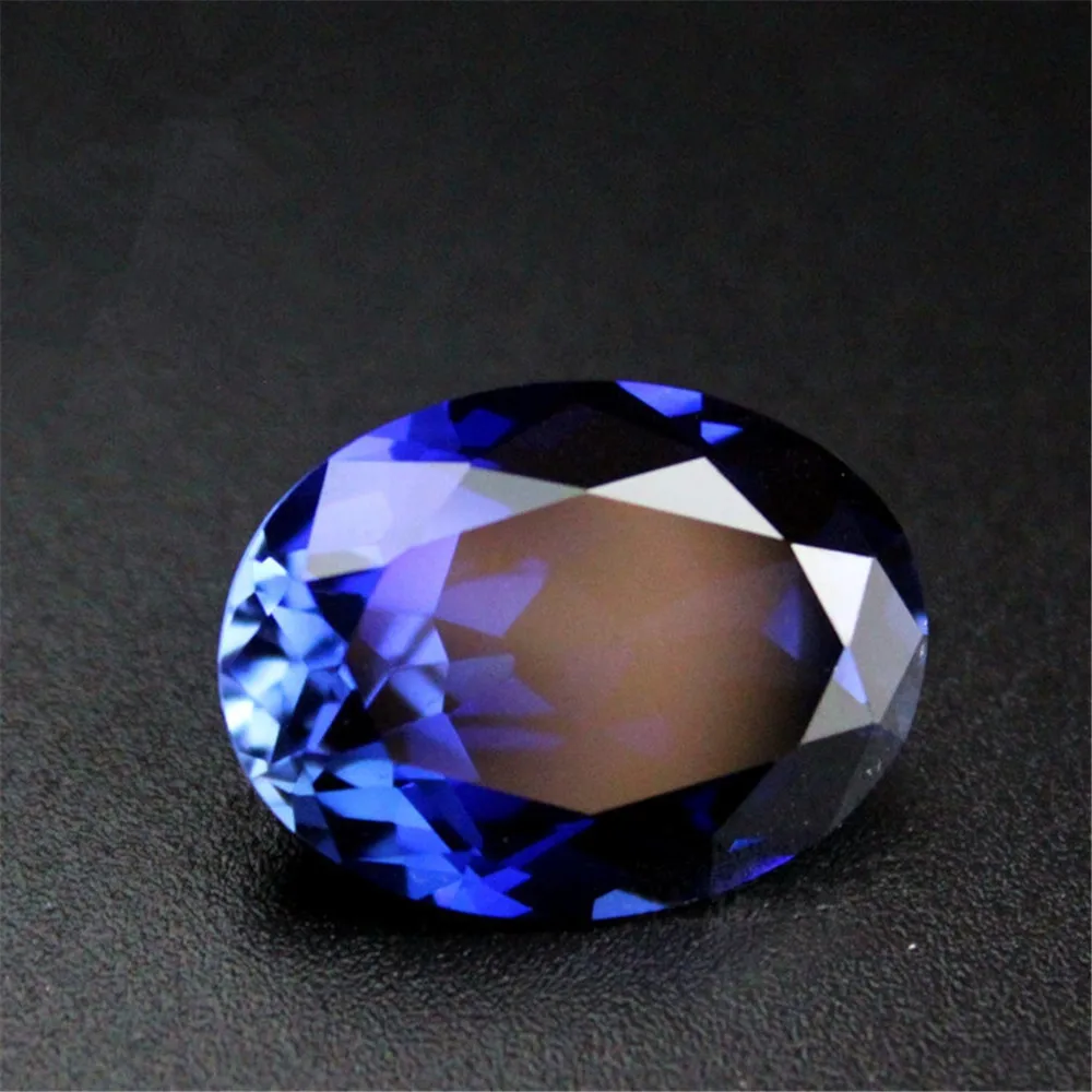 Joanlyn сапфир овальный граненый драгоценный камень в форме яйца сапфир драгоценный камень несколько размеров на выбор C07S