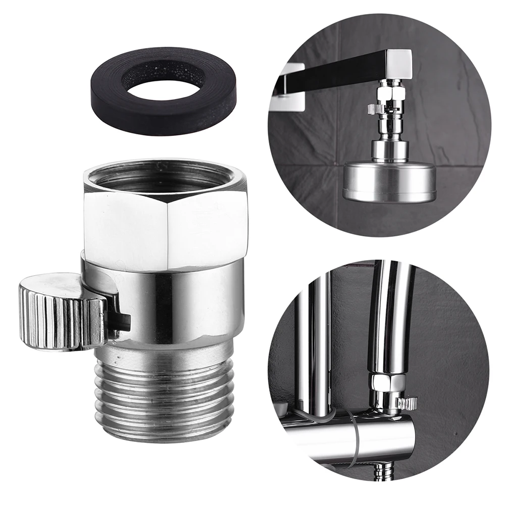 

G1/2" DN15 shower Stop valve Flow control valve brass shower head stop water switch control valve Bathroom Accessory