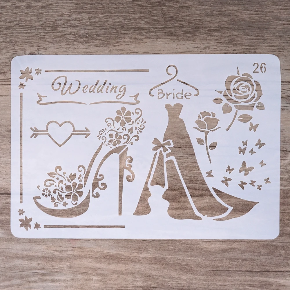

DIY Craft Vine Flower Layering Damask Stencils For DIY Scrapbooking Stamping Album Crafts Decorative Paper Cards