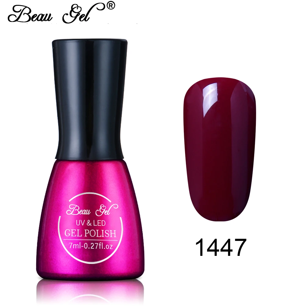

Beau Gel 7ml Gel Varnish Pure Series Gel Polish Gorgeous Colored Polish Pick from 241 Colors UV Curing Gel Enamel Semi Permanent