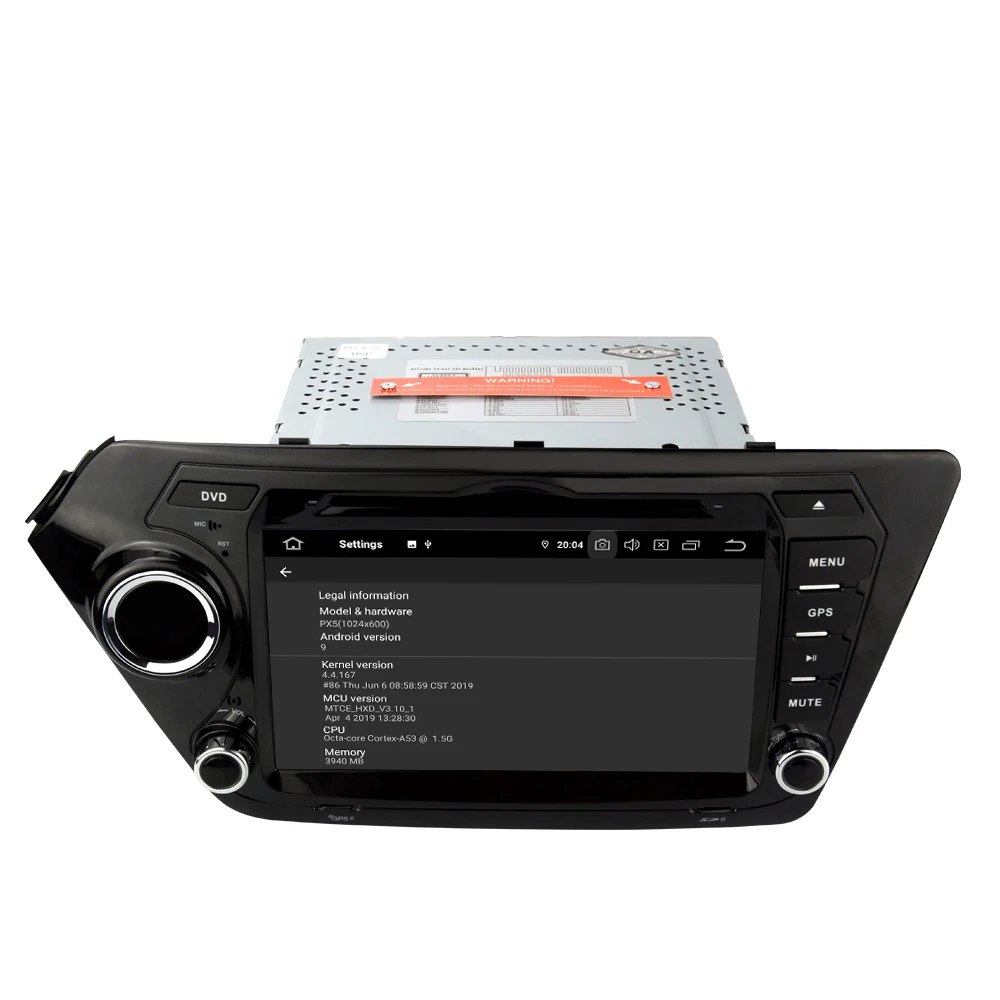 Excellent EKIY IPS 2Din Android 9.0 Car DVD Player Radio for KIA K2 Rio 2010 2011 2012 2013 2014 2015 2016 2017 GPS Navi Multimedia Stereo 3