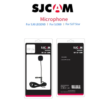 

100% Original SJCAM Accessories Long External Microphone MIC for SJCAM SJ6 LEGEND /SJ7 Star /SJ360 Sports Action Mini Camera
