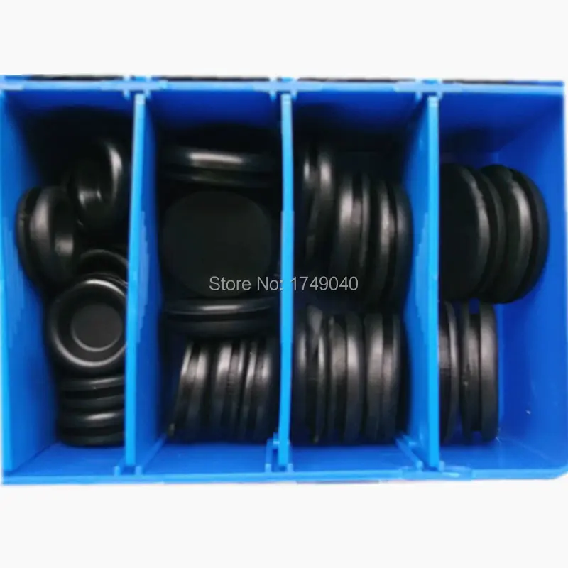 New 250pcs Rubber Grommet Hole Plug Electrical Wire Wiring Fastener Sealing Gasket Assortment Kit Contains 18 Sizes For Home Use (4)