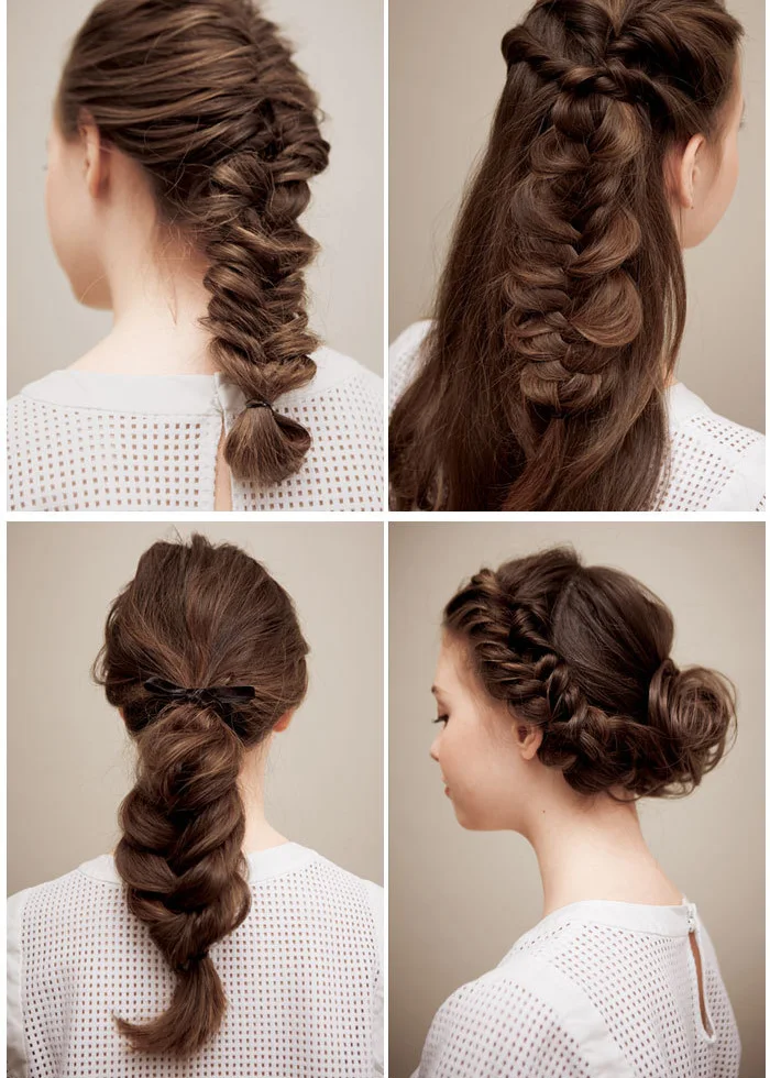 2PCS Girl Magic Hair Braiding Fish Bond Waves Braider Tool Roller With Hair Twist Styling Bun Maker 2PCS Girl Magic Hair Braiding Fish Bond Waves Braider Tool Roller With Hair Twist Styling Bun Maker