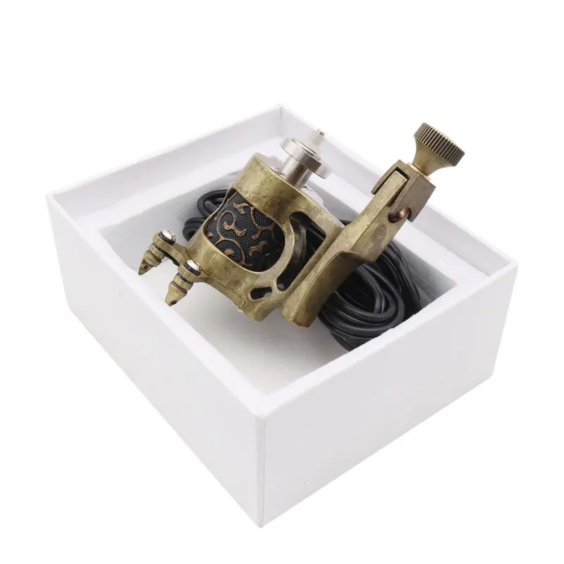 Besta Rotary Tattoo Machine For Liner and Shader Bronzy Electric 6300 r/m Machine Tattoo Body&Art free shipping tattoo gun