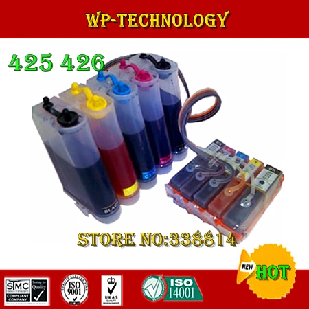 

[Full Dye ink] CISS suit for Canon PGI425 CLI426 , suit for Canon IP4840/MG5240/5140/6140/8140/IX6540, With specialized Dye ink