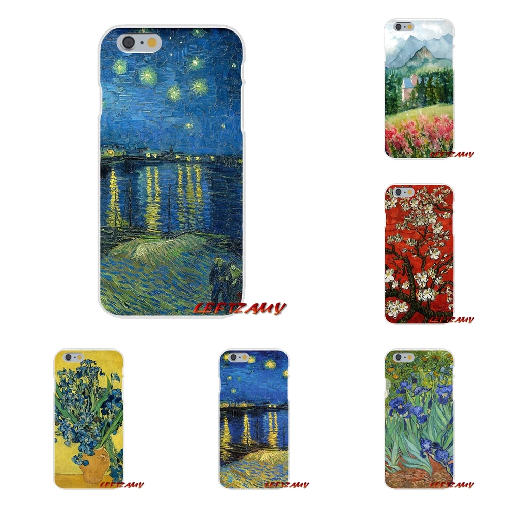 

Van Gogh Star flower For Huawei P8 P9 P10 Lite 2017 Honor 4C 5X 5C 6X Mate 7 8 9 10 Pro Accessories Phone Cases Covers