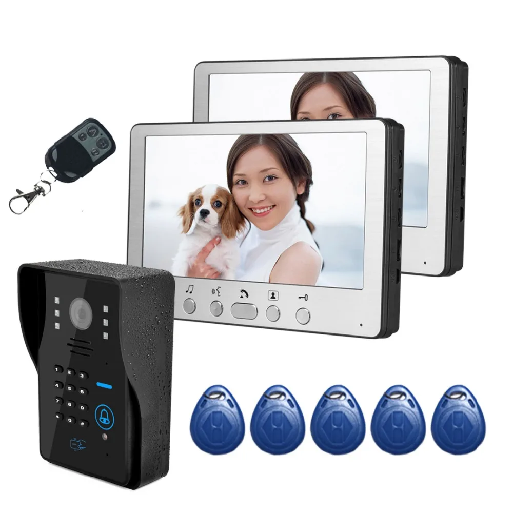 Buy 7" TFT 2 Monitor Wired Video Doorbell