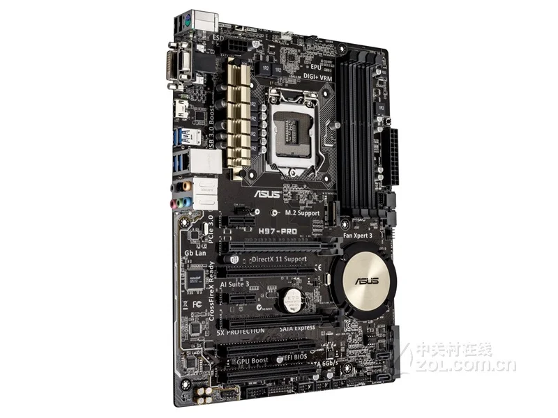  original motherboard for ASUS H97-PRO DDR3 LGA 1150 for I3 I5 I7 CPU USB2.0 USB3.0 32GB H97 desktop