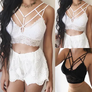 

Lace Lingerie Set Sexy Pajama Set Women 2019 Summer Bra And Briefs Female Sleepwear Seamless Nightwear Underwear Set Femme New