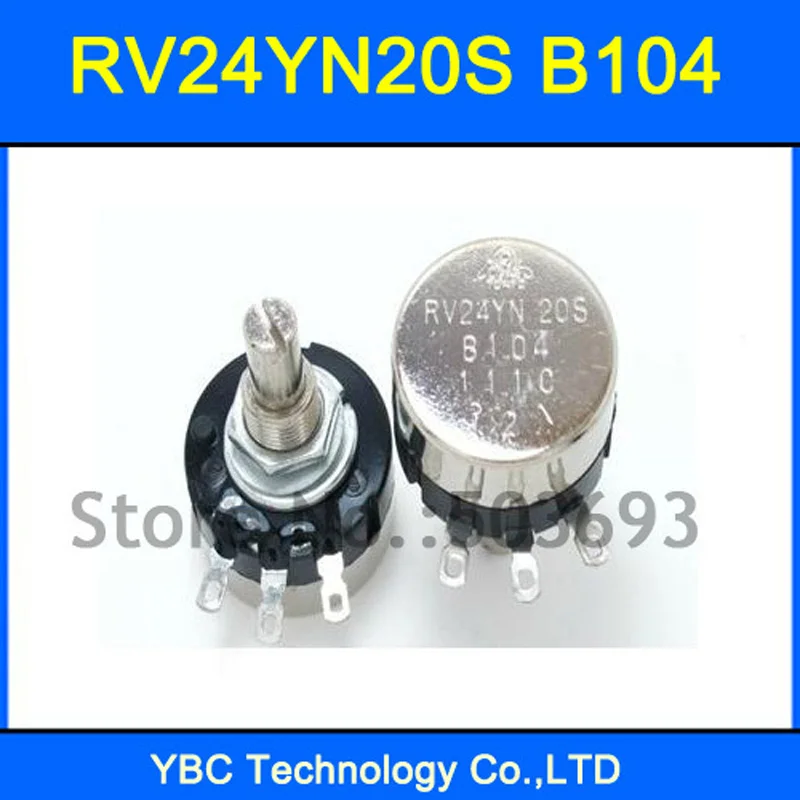 

5pcs/lot RV24YN20S B104 100K RV24YN Potentiometer