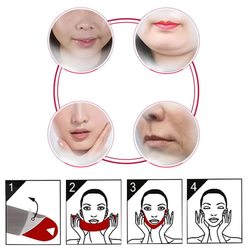 1 шт./5 шт. 4D двойная V маска для лица подтягивающая маска для похудения для устранения отеков укрепляющая тонкая маска уход за лицом
