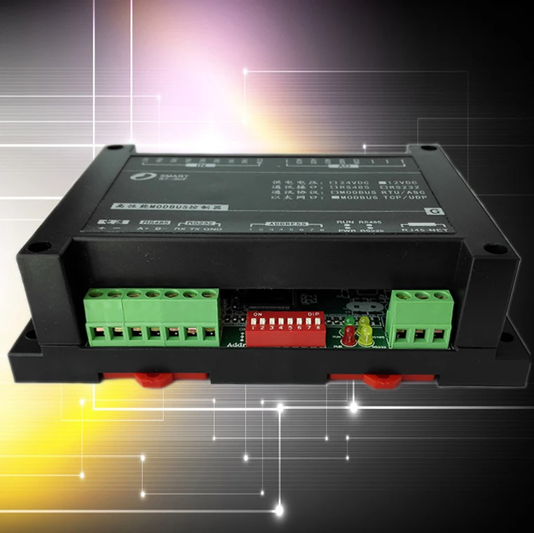 16AI аналоговый вход 4-20mA 0-10V Modbus RTU модуль 0.1% точность приема АЦП передача | Бытовая