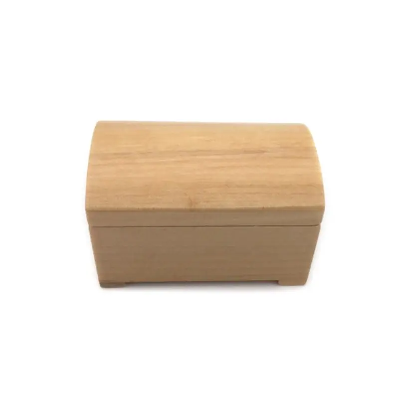 1:12 Scale Dollhouse Miniature Furniture Handcrafted Wooden Storage Box Treasure Doll House Accessories Kids Gift
