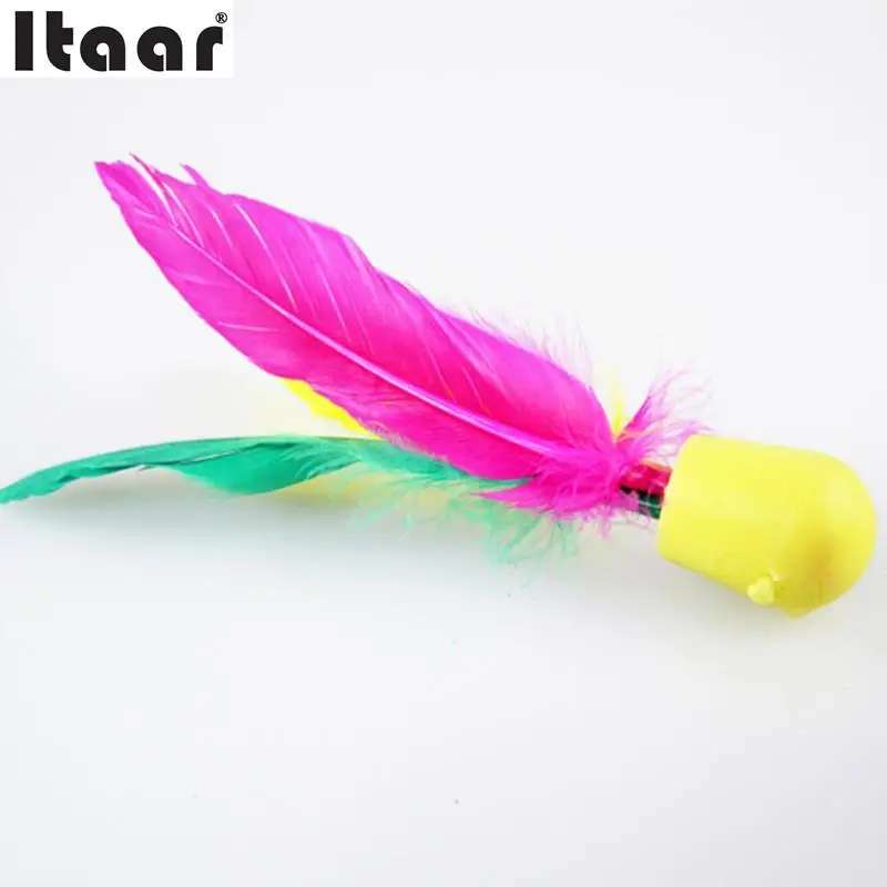 5Pcs Random Feather Jianzi Foot Sports Games Kicking Kick Shuttlecock