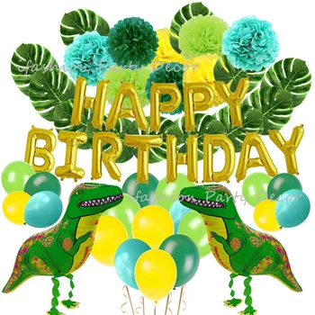 

Dinosaur Party Supplie Hawaiian Luau Safari Party Favors Baby Shower Dino Jungle Jurassic Boys Birthday Party Decorations