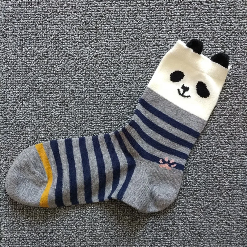 2 шт. женские Panda носки с ушками США Размер 5-8, Европа Размер 35-38