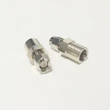 1 шт. SMA штекер в FME Штепсель RF коаксиальный адаптер модем конвертер разъем прямой, никелированный