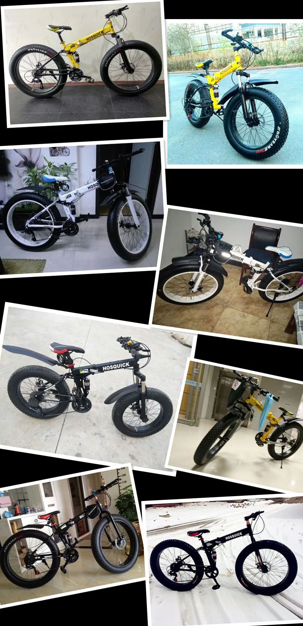 Best New brand 4.0 wide fat tire downhill mountain beach snow bicycle outdoor sport 20/26 inch 27 speed folding bike 23