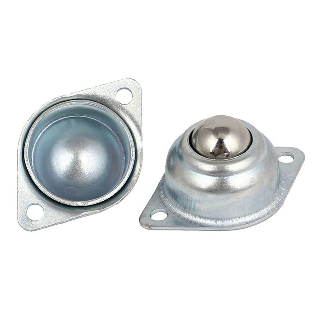 New 5pcs 48x32mm Flange Mount Conveyor Roller Ball Bearings Transfer