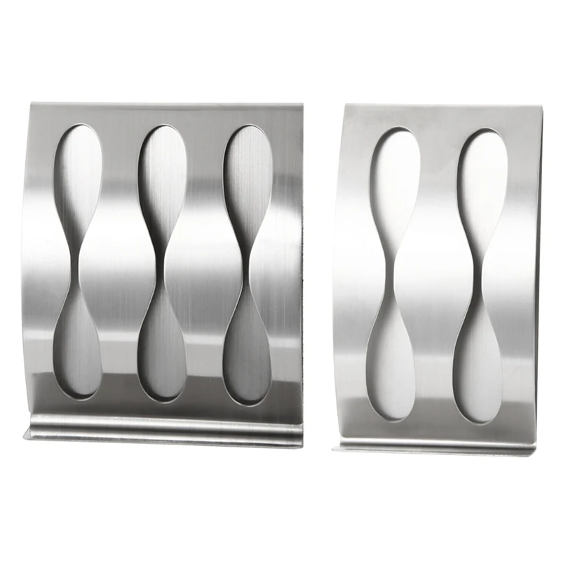 Stainless steel wall mount toothbrush holder 3 position Self-adhesive tooth brush Organizer box bathroom accessories