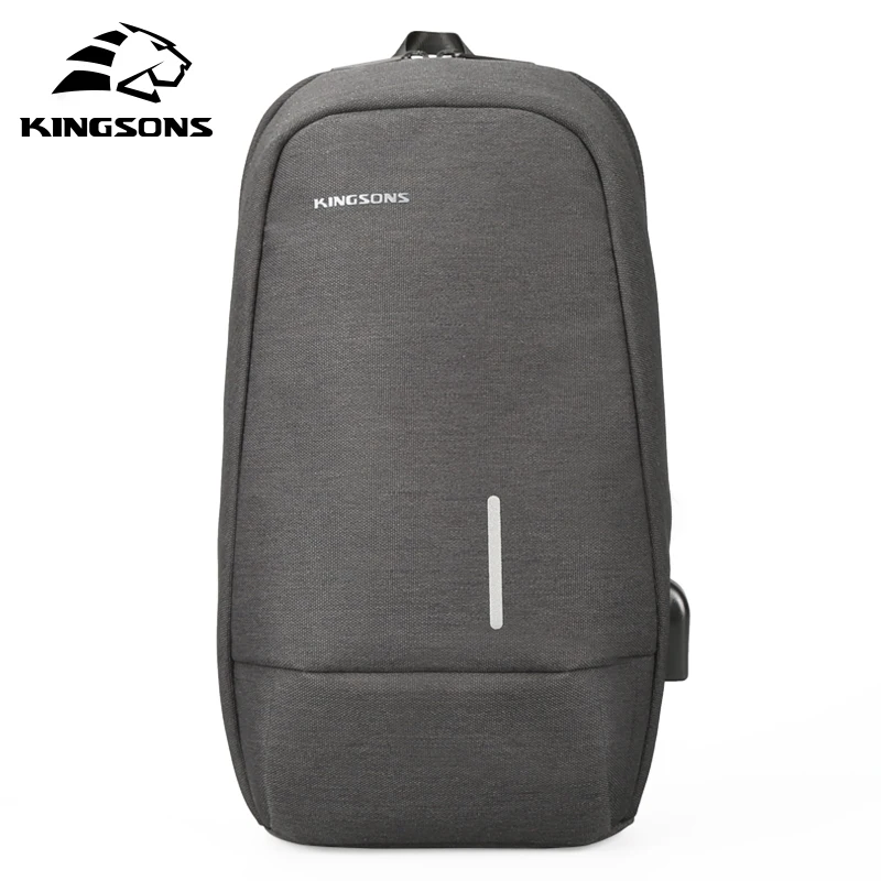 

Kingsons Chest Bag Men Luxury Designer High Quality Crossbody Bags Small Shoulder Bag For Male Bicycle Seat Sling Bag