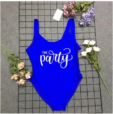 brown bodysuit PADDY DESIGN Wife Of The Party Swimsuit Casual One-piece Women Bathing Suit Wedding Bride Bridesmaid Swimwear For Lady Swimsuits mesh bodysuit