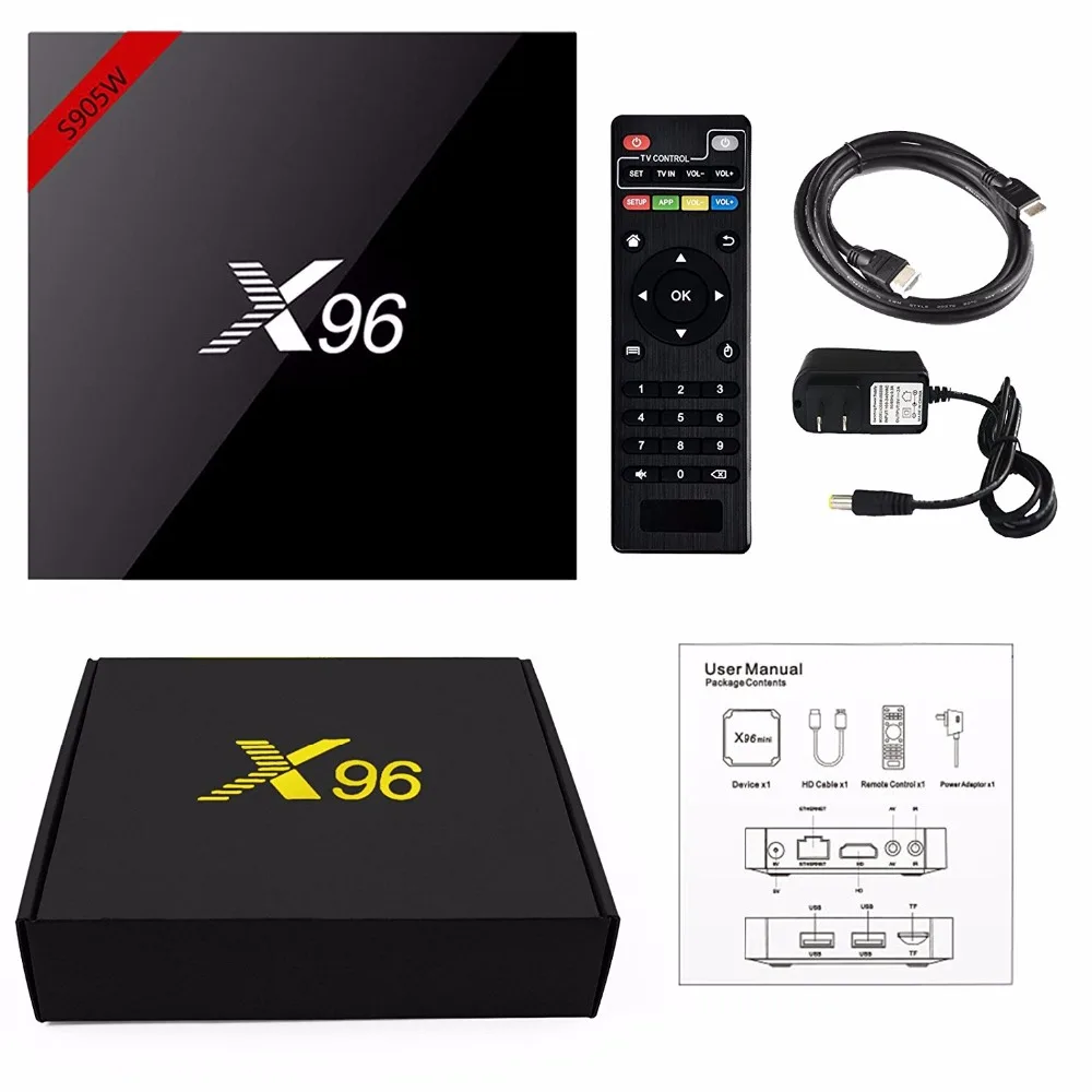 X96W Smart tv box android 7.1 2GB RAM 16GB ROM Amlogic S905W Quad Core H.265 4K 2.4GHz WiFi Media Player IPTV X96 mini CINETV X96W Smart tv box android 7.1 2GB RAM 16GB ROM Amlogic S905W Quad Core H.265 4K 2.4GHz WiFi Media Player IPTV X96 mini CINETV