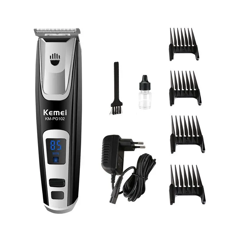 Kemei KM-PG102 перезаряжаемые машинки для стрижки волос дома