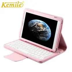 Kemile съемный Беспроводной Bluetooth клавиатура Портфолио Кожаный чехол для Samsung Galaxy Tab E 9,6 T560 T561 T565 случае